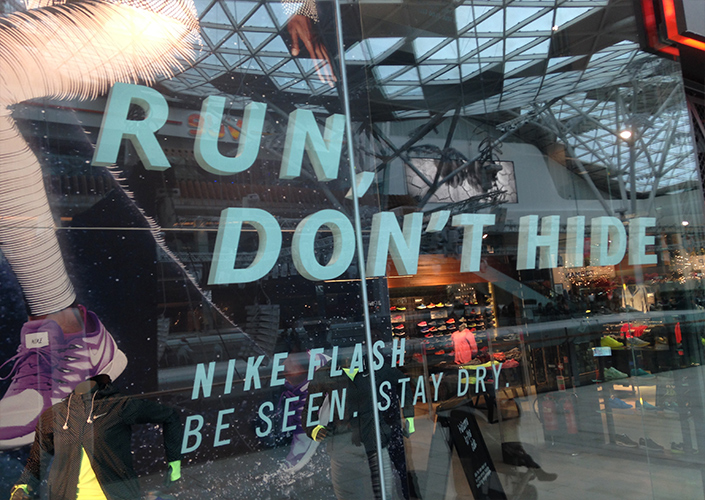 Nike Windows 3D Letters